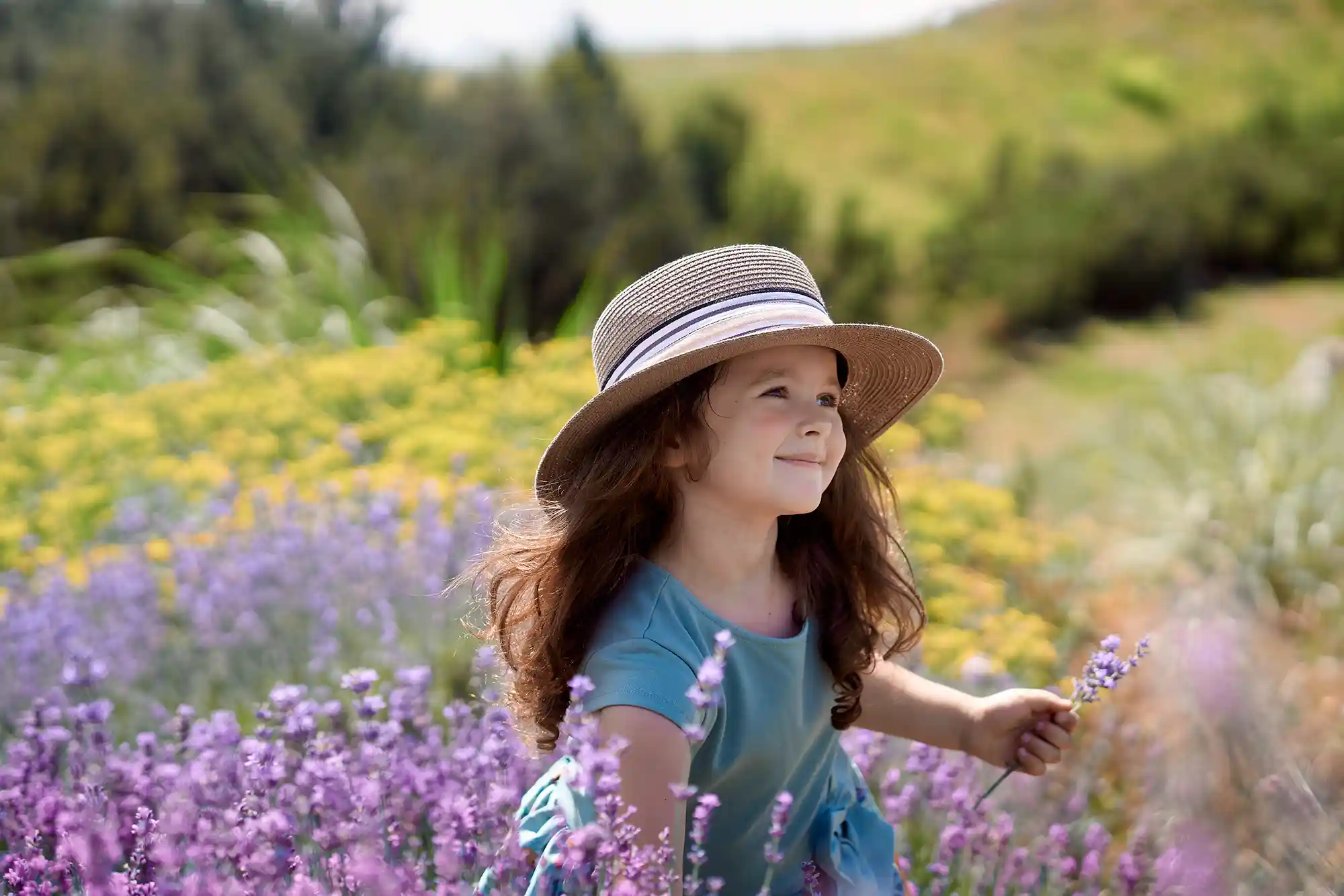 Warm Summer Photo Session of Mother and Daughter
