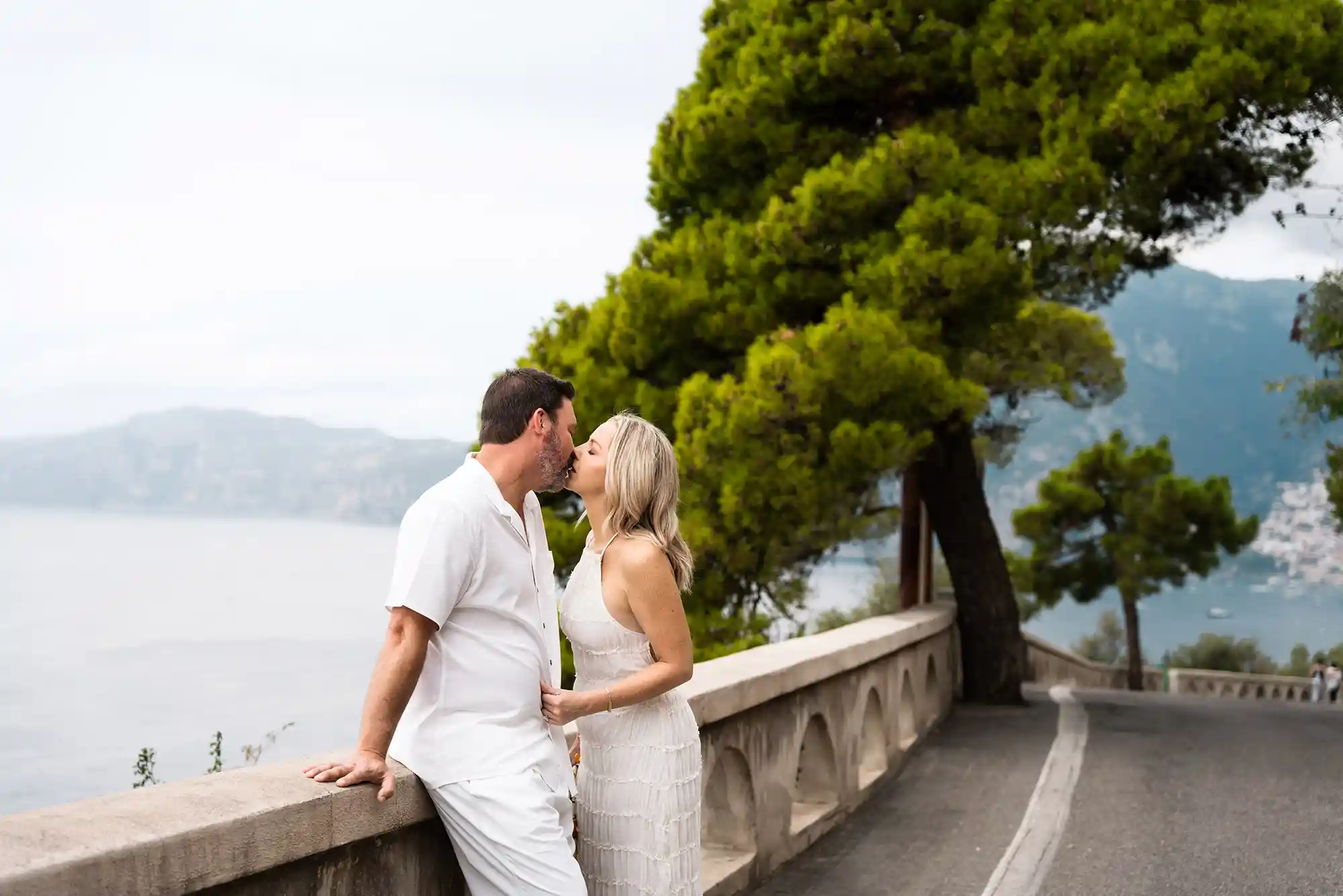 Soft Morning Engagement in Praiano and Positano