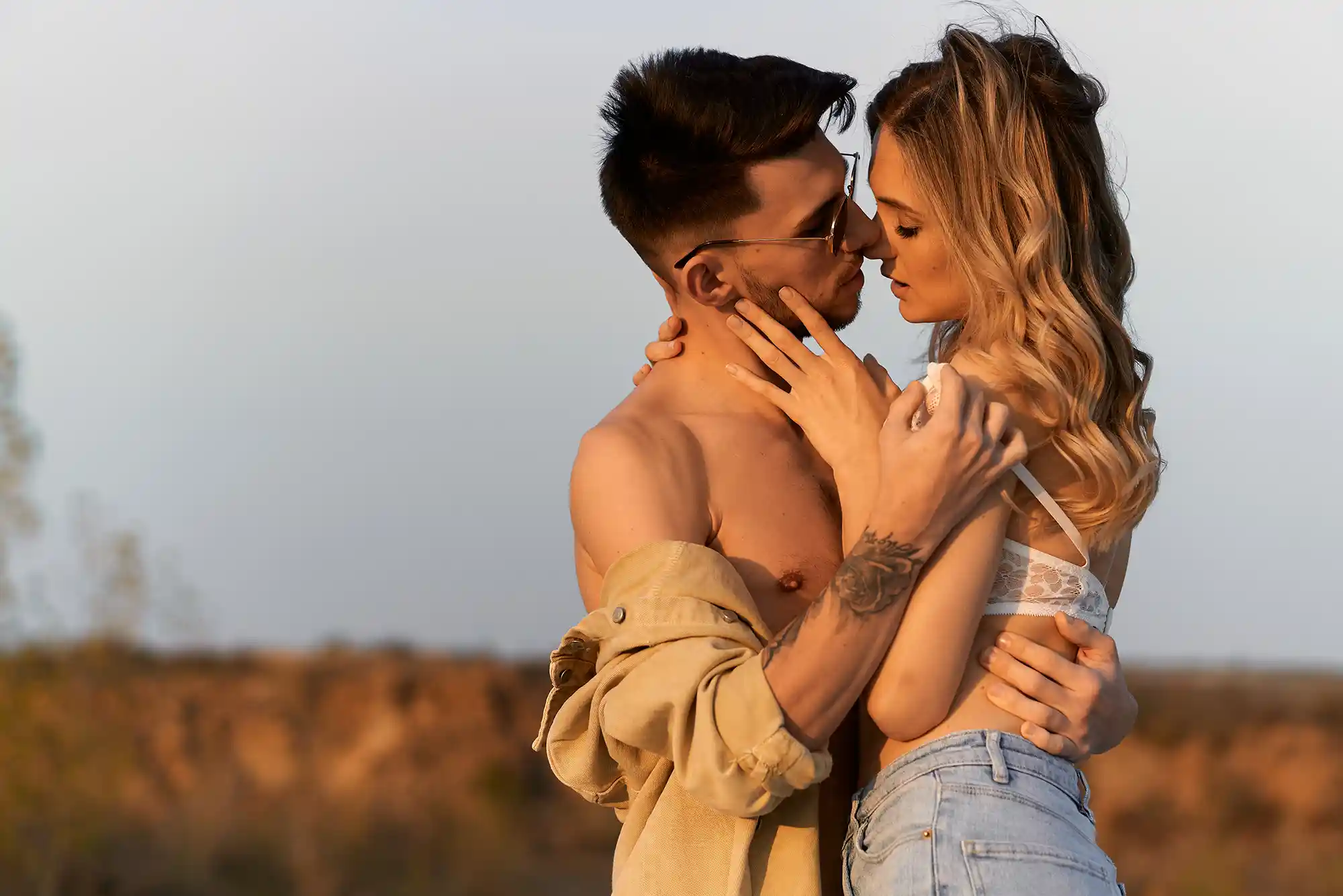 Wild Hearts & White Cliffs: A Love Story at Sunset