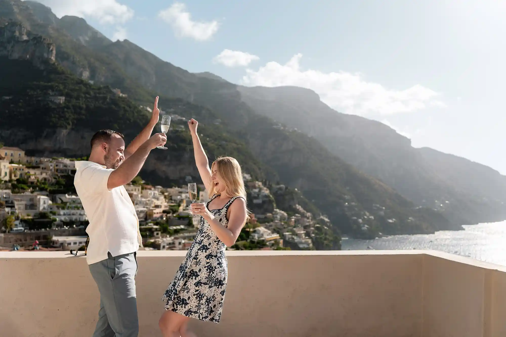 Morning Proposal Story in Positano