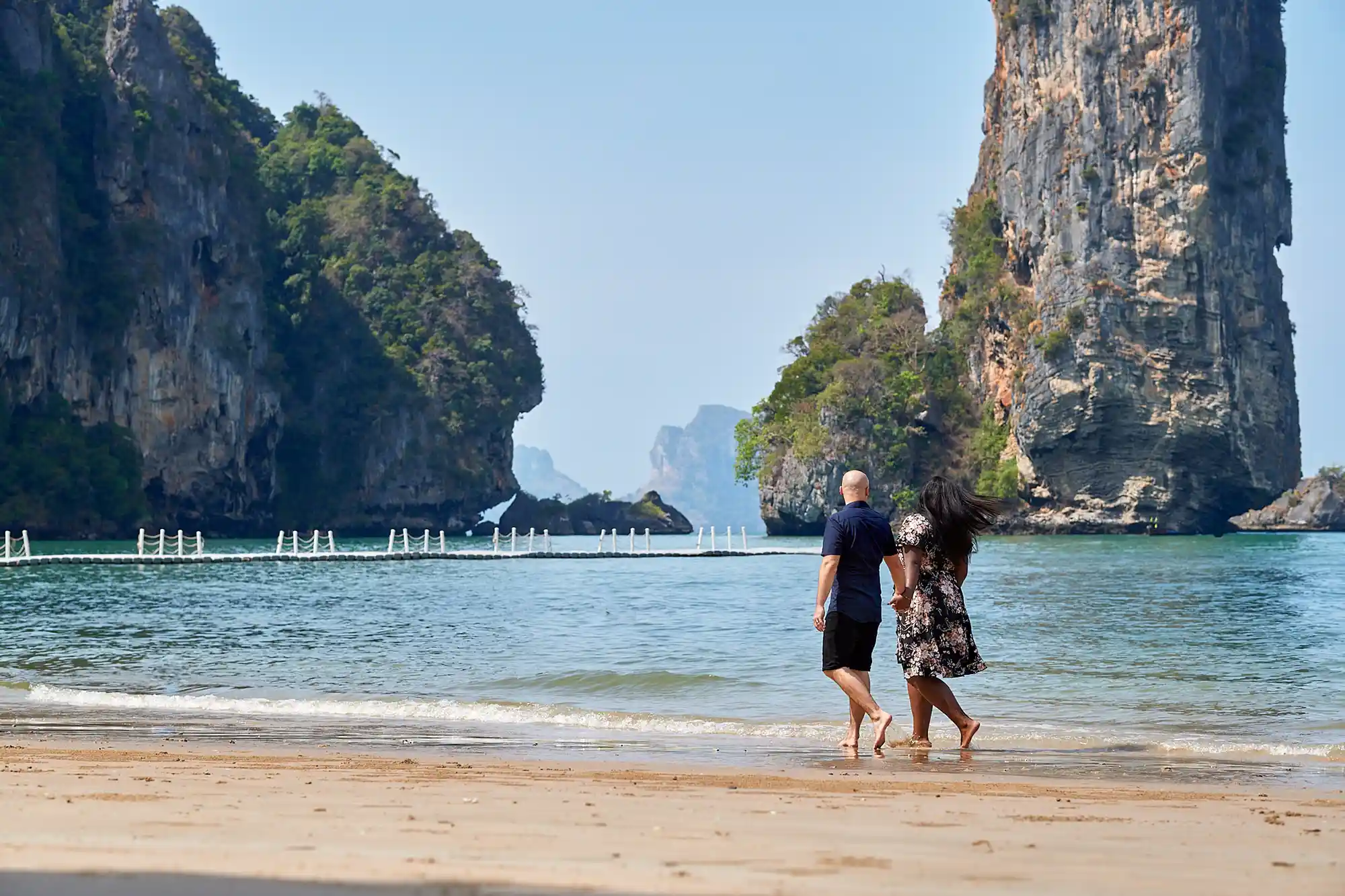 Romantic Thailand Engagement Session on a Hidden Beach